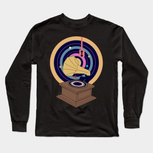 Gramophone and vinyl record Long Sleeve T-Shirt